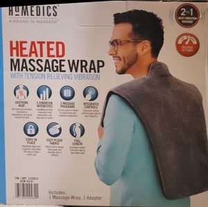 Homedics Weighted Comfort Wrap Vibration and Heat